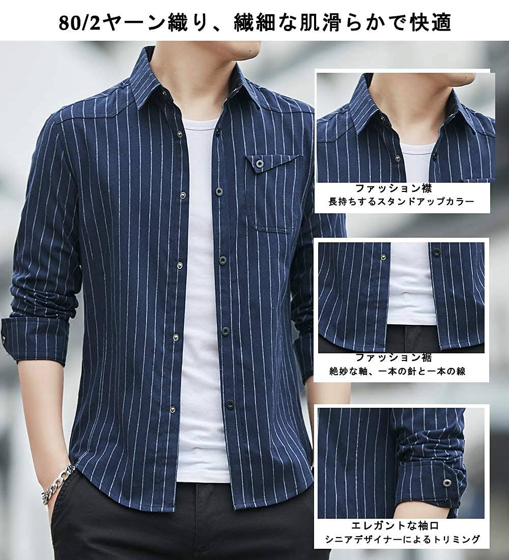 シャツ メンズ 長袖 半袖 カジュアル 無地 オックスフォード シャツ メンズ カジュアル コットン シャツ メンズ