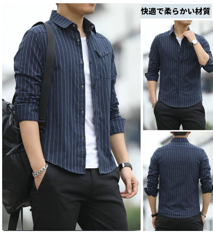 シャツ メンズ 長袖 半袖 カジュアル 無地 オックスフォード シャツ メンズ カジュアル コットン シャツ メンズ